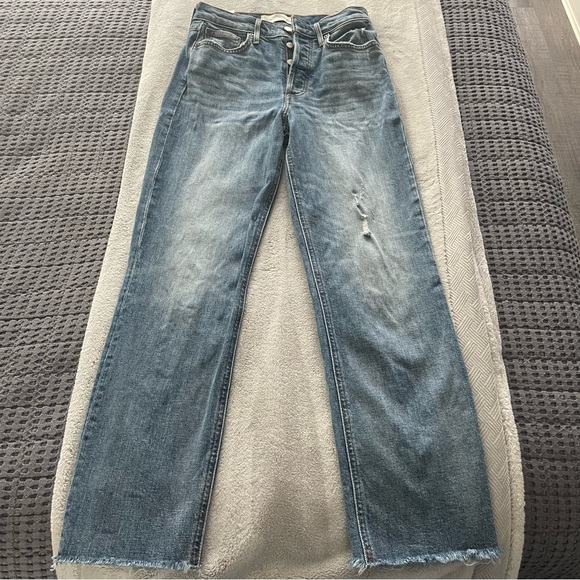 Aritzia - Denim Forum - The Arlo High Rise Straight - Medium Light Wash - 26 - Picture 3 of 6